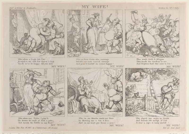 My Wife!, November 16, 1815., November 16, 1815. Creator: Thomas Rowlandson.