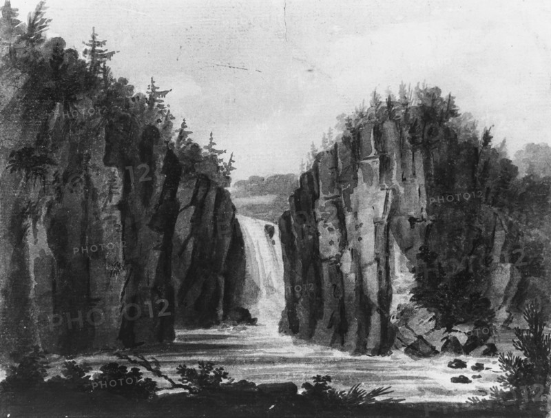 Passaic Falls, New Jersey (?), 1811-ca. 1813.