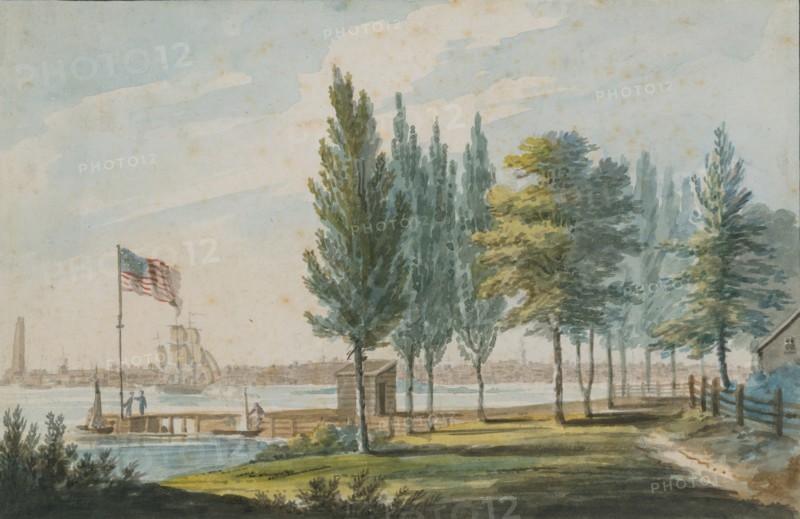 Philadelphia from across the Delaware River, 1811-ca. 1813.