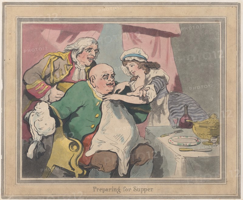 Preparing for Supper, October 22, 1789.