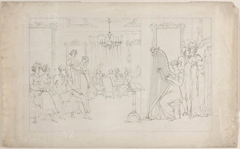 Sweet is the voice whose powers can move / And call the vagrant heart to love, from "The Dance of Life", September 1, 1817.