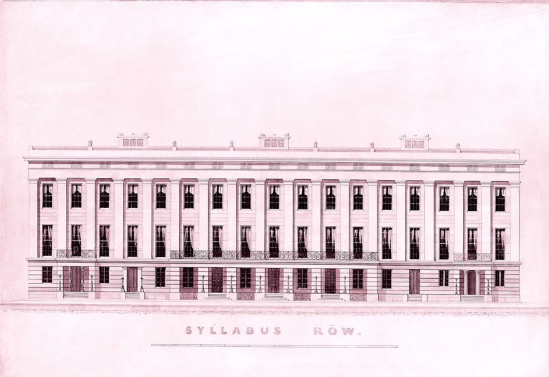 Syllabus Row, New York, 19th century.