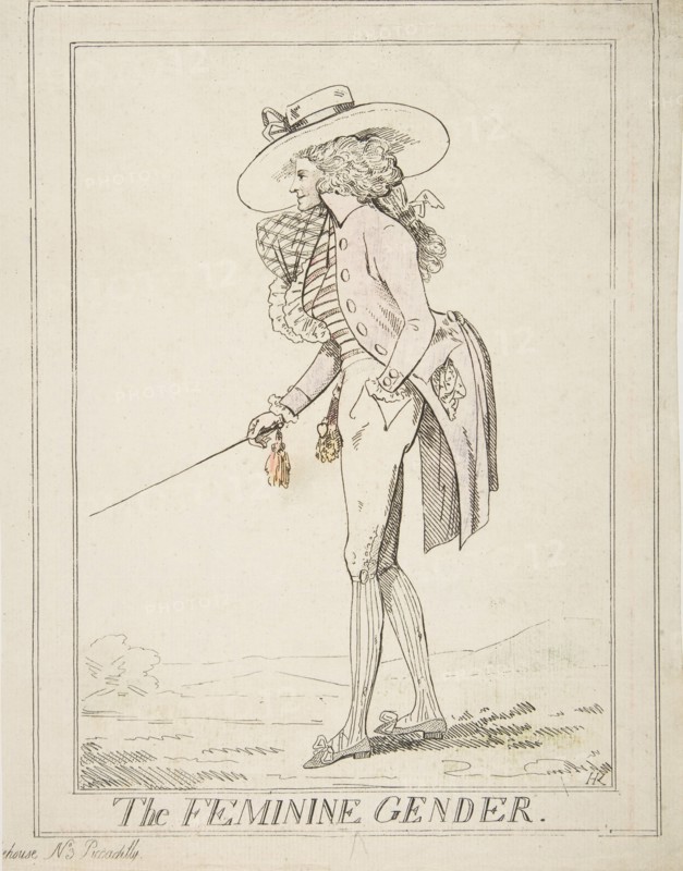 The Feminine Gender, February 2, 1787.