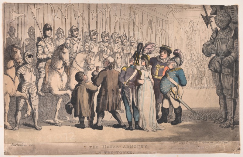 The Horse Armoury in the Tower, January 1, 1800.