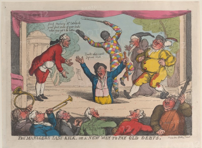 The Manager's Last Kick, or a New Way to Pay Old Debts, September 29, 1811.