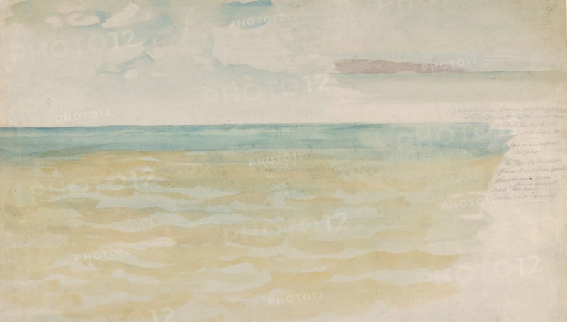 The Sea at Dieppe, ca. 1852-54.