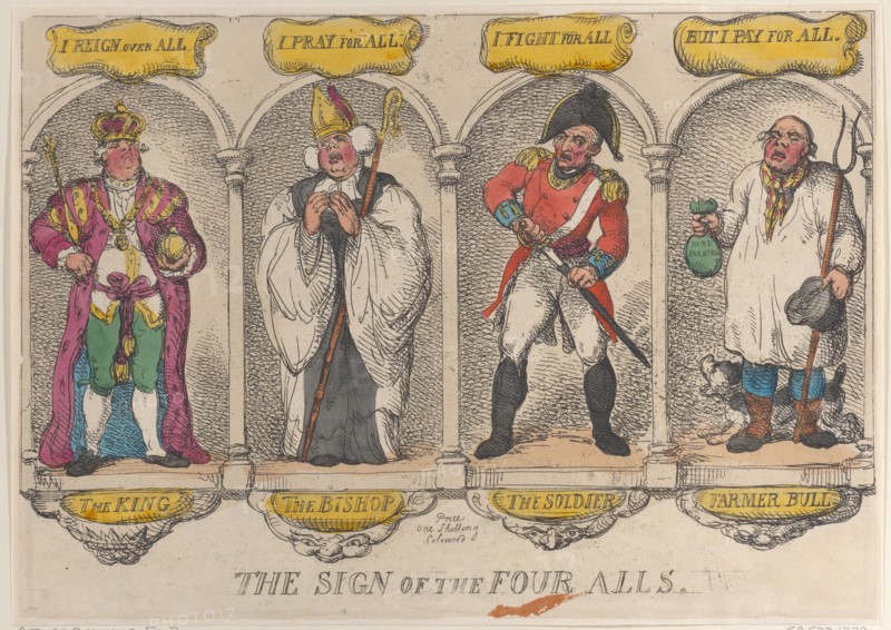The Sign of the Four Alls, 1810.