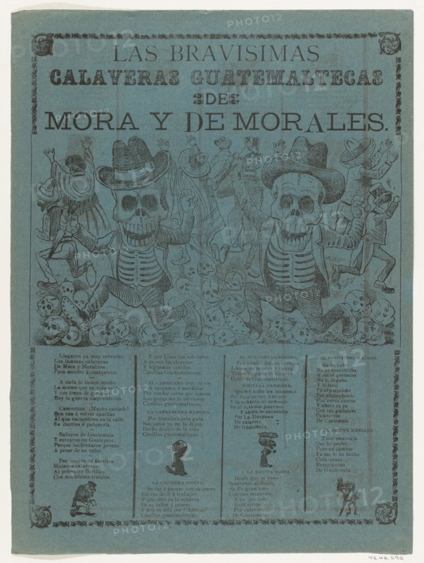 The very brave [Guatemalan] skeletons of Mora and of Morales, 1907.