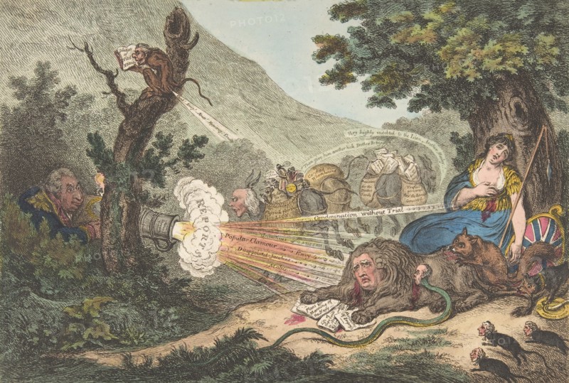 The Wounded Lion, July 16, 1805.