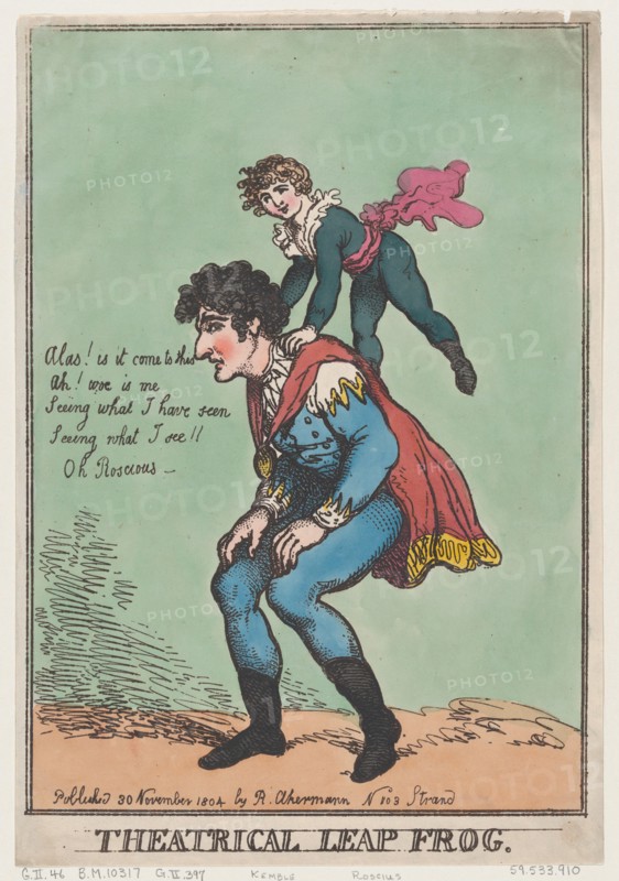 Theatrical Leap Frog, November 30, 1804.