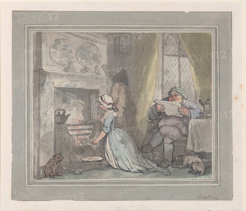 Toasting, 1783-90.