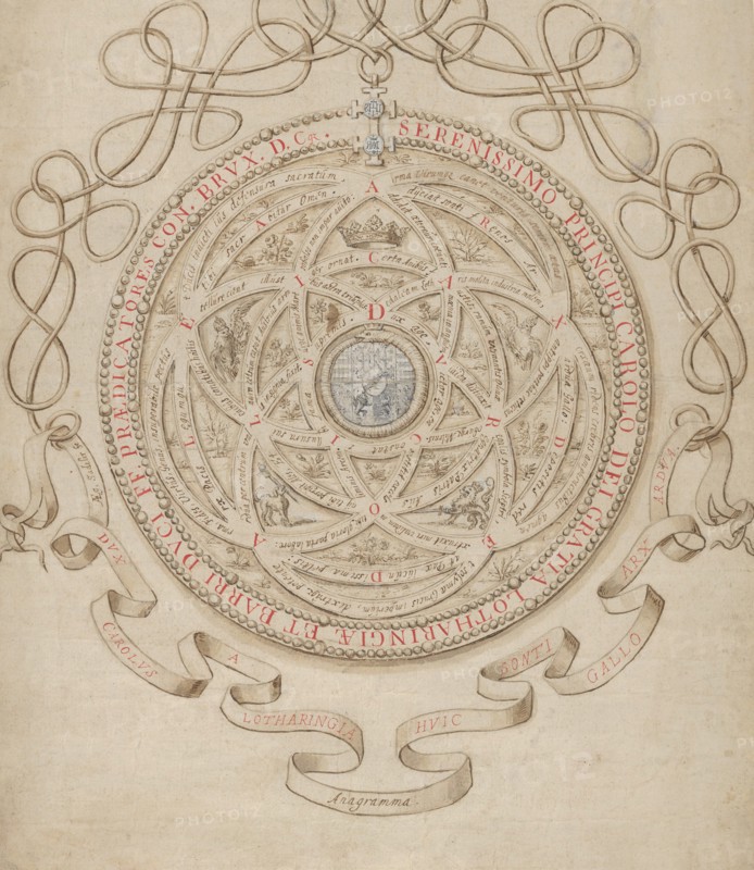 Anagram in Honor of Charles III, Duke of Lorraine and Bar, ca. 1595-1605.