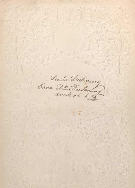 Valentine, ca. 1860.