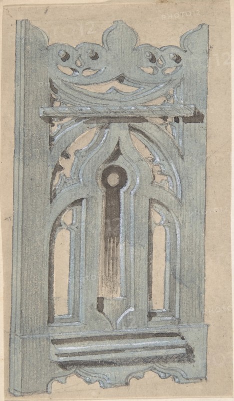 Metal Keyplate for Church, second half 19th century.