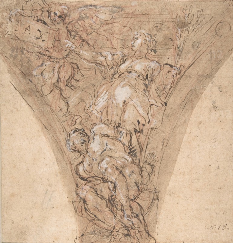 Allegorical Figure of Peace, 1625-1713.