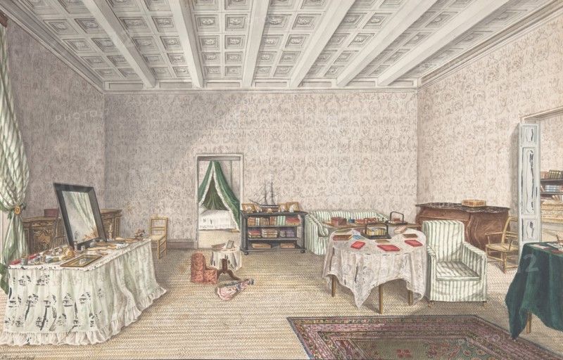 Design for interior, ca. 1830.
