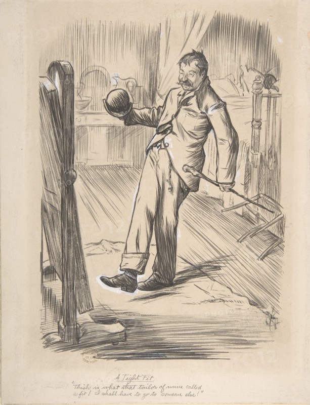 A Tight Fit, 1872.