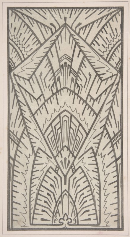 Design drawing, ca. 1883, based on earlier design.