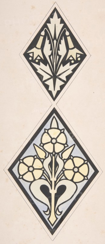 Design drawing, ca. 1883, based on earlier design.