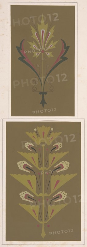 Design drawing, ca. 1883, based on earlier design.
