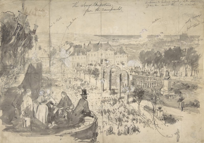 The Visit of Napoléon III to Boulogne-sur-Mer, 19th century.