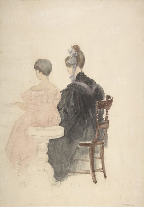 A Piano Lesson, 1800-1859.