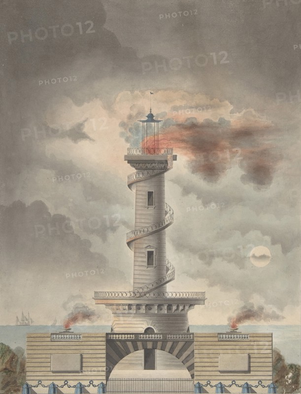 Design for a Lighthouse (Margate?), ca. 1815.