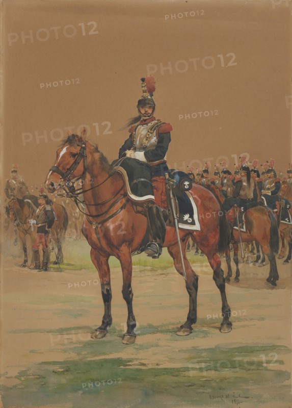 French Cuirassier, 1872.