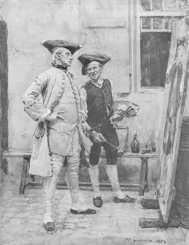 The Sign Painter (Le Peintre d'Enseignes), 19th century.