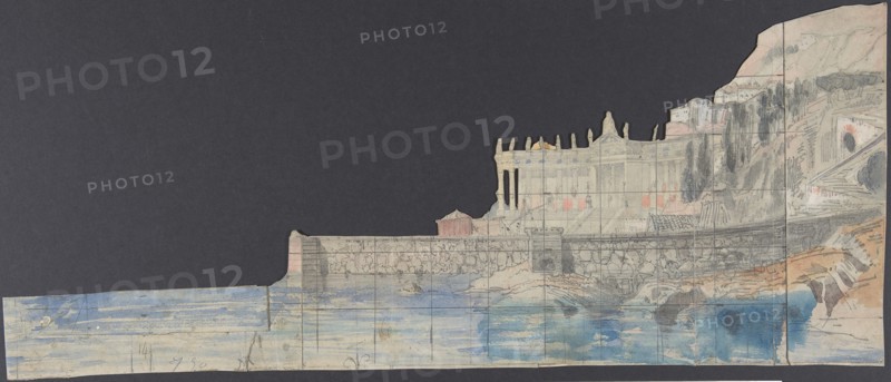 Design for a Stage Set at the Opéra, Paris, 1830-90.