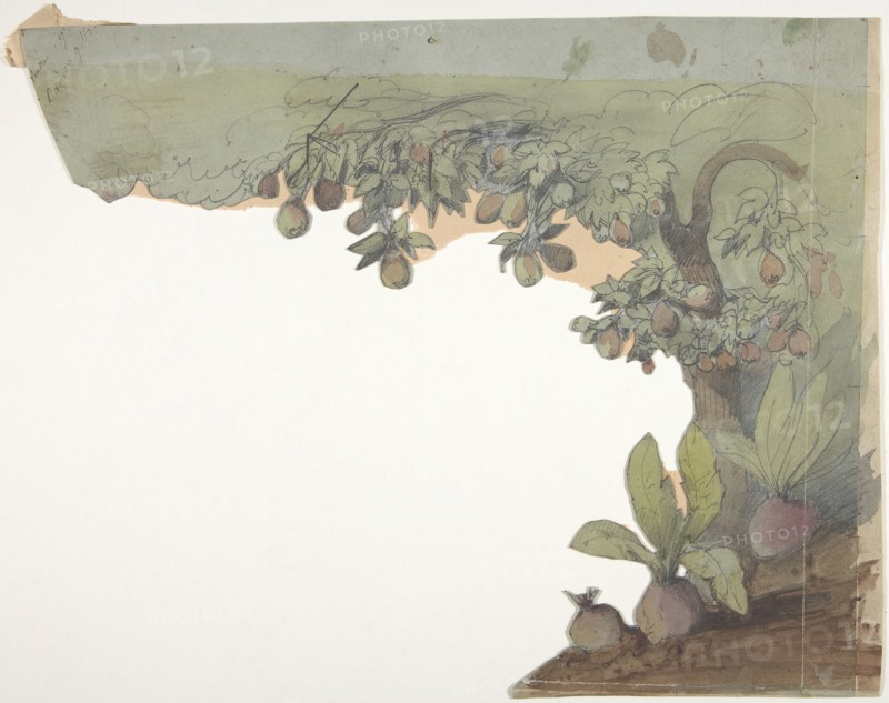 Design for a Stage Set at the Opéra, Paris, 1830-90.