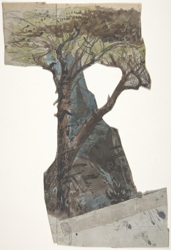 Design for a Stage Set at the Opéra, Paris, 1830-90.
