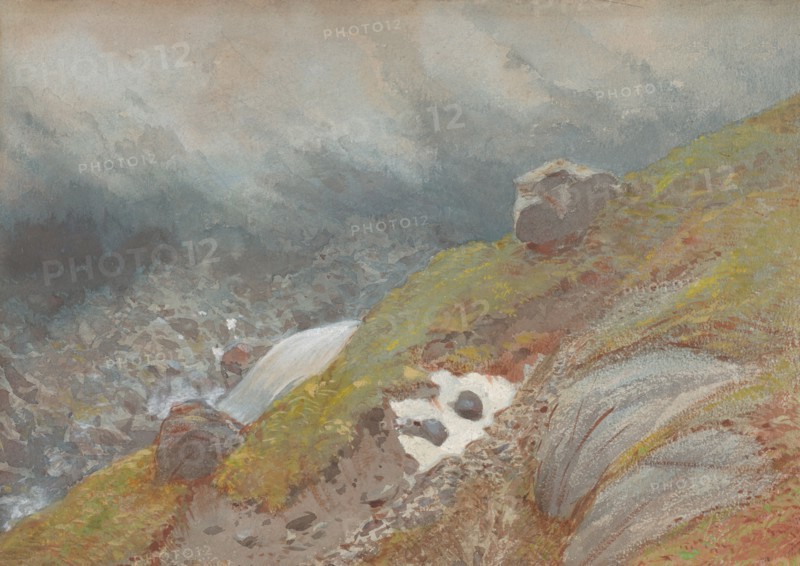 View Above Handeck, Switzerland, 1875. Creator: Eugène Emmanuel Viollet-le-Duc.