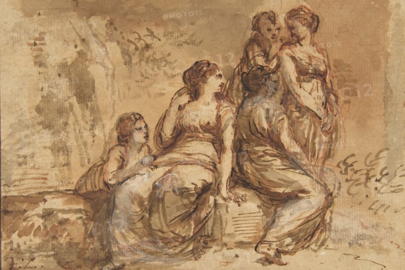 Five Young Women in a Landscape, 1702-88.
