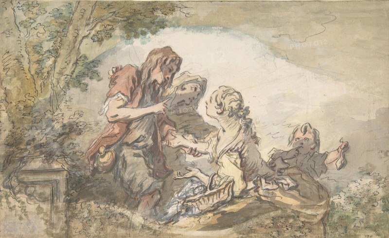 The Fortune Teller, 18th century.
