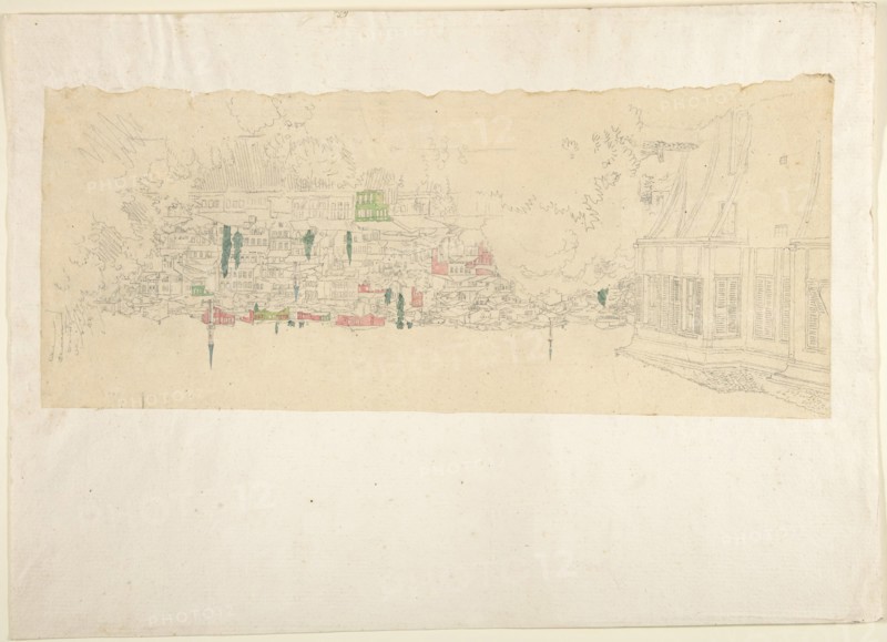 View of Town, 19th century.