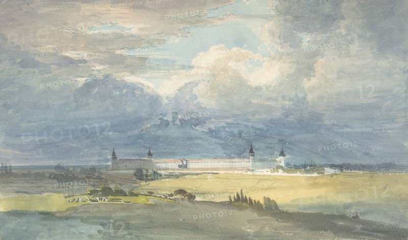 Landscape with a Large Building, 1818-83.