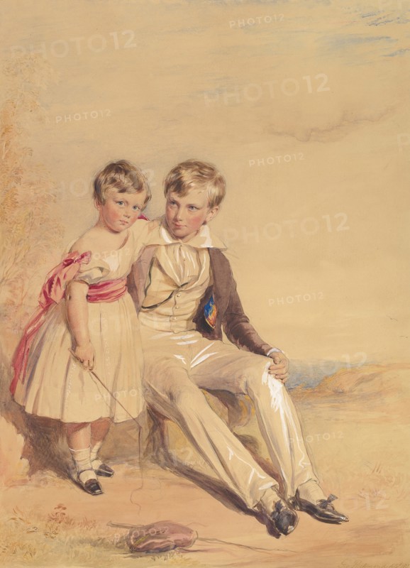 Portrait of Two Children, 1837.