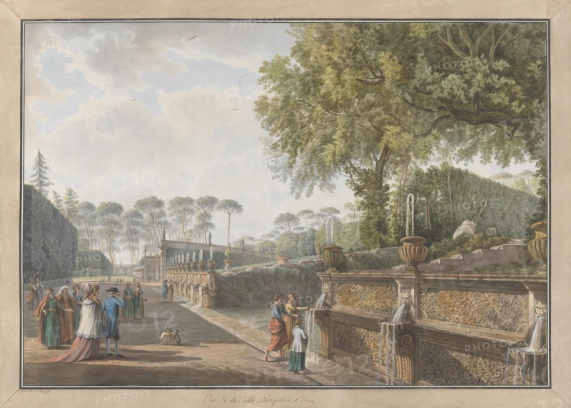 Villa Pamphili, ca. 1780.