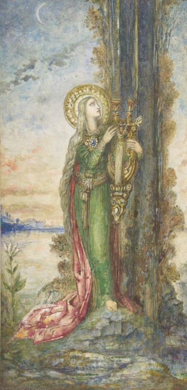 Saint Cecilia, ca. 1890-95.