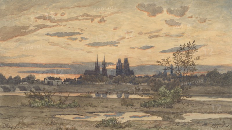 A View of Moulins, ca. 1850-60.