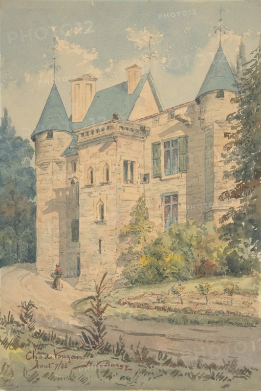 Château de Vouzan, 1888.