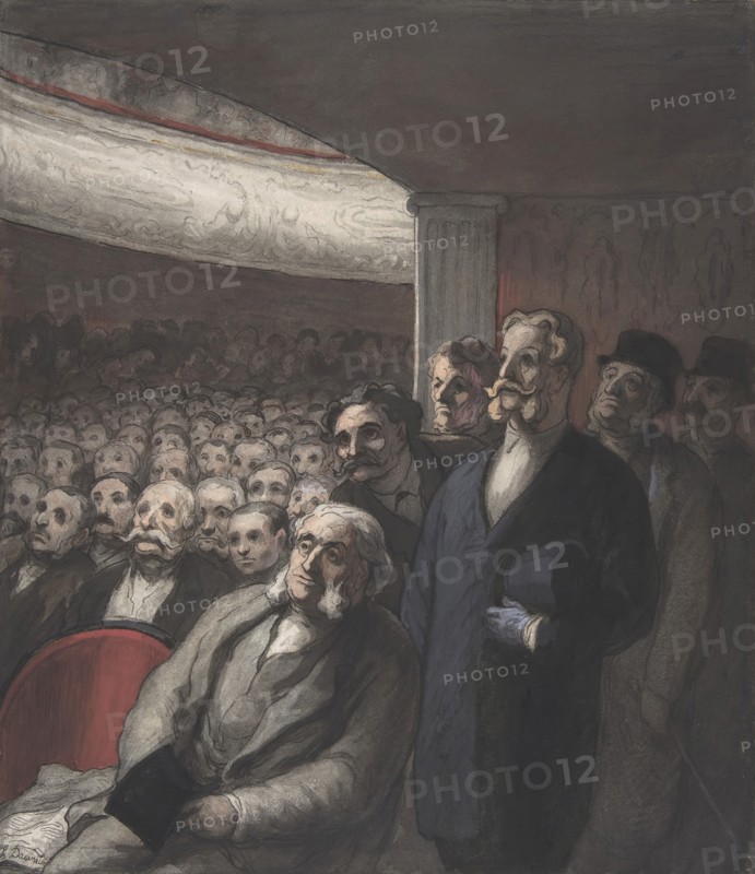 A Theater Audience, 19th century.