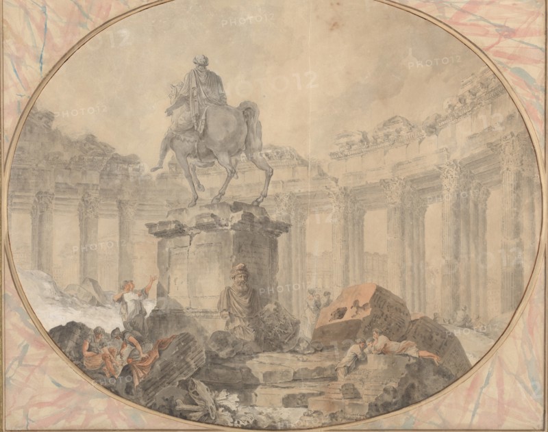 Equestrian Statue of Marcus Aurelius, 1757.