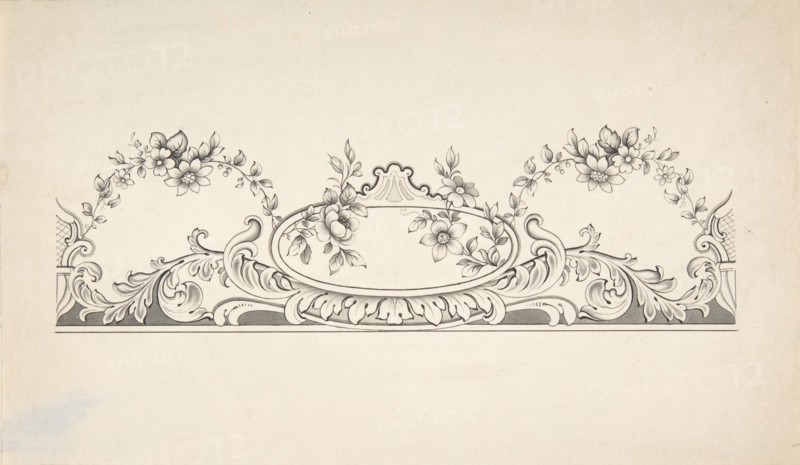 Design for Panel Decoration, 1828-40.