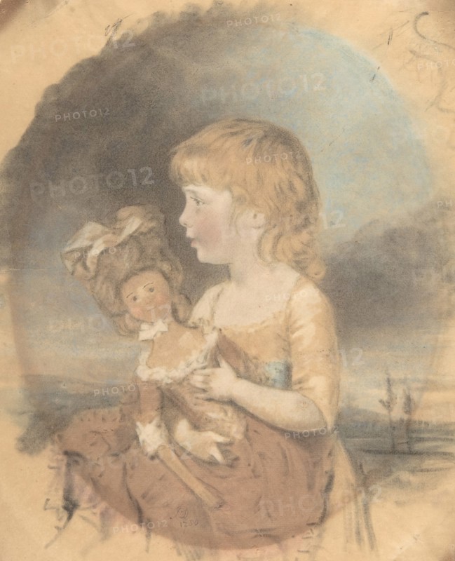 Child Holding a Doll, 1780.
