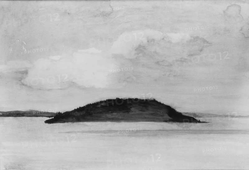 Sheep Porcupine Island, Bar Harbor, Maine, Evening Study, August 29, 1896, 1896.