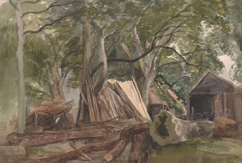 Clearing with a Lumber Mill, 1847 (?).