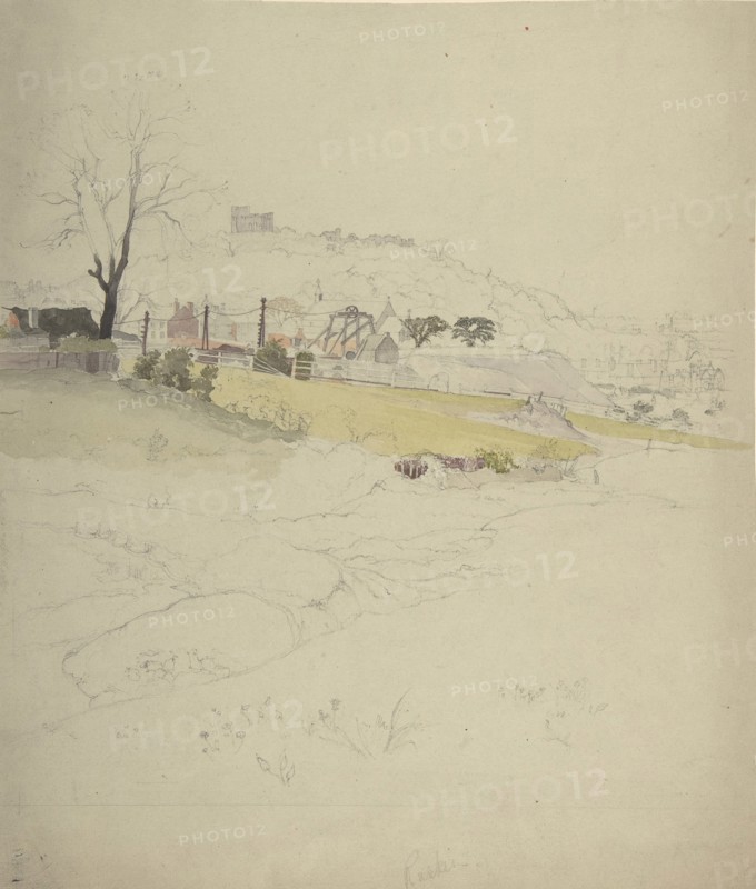 View of a Colliery at the Edge of a Town, 1840-49.