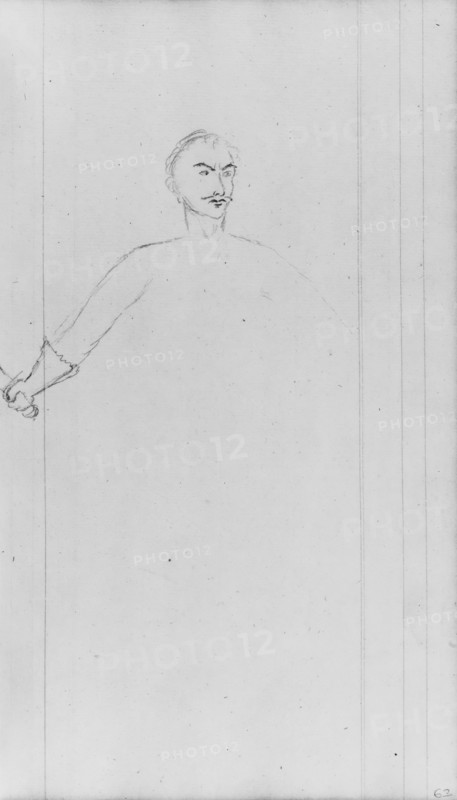Man (with Sword?) (from Sketchbook), .